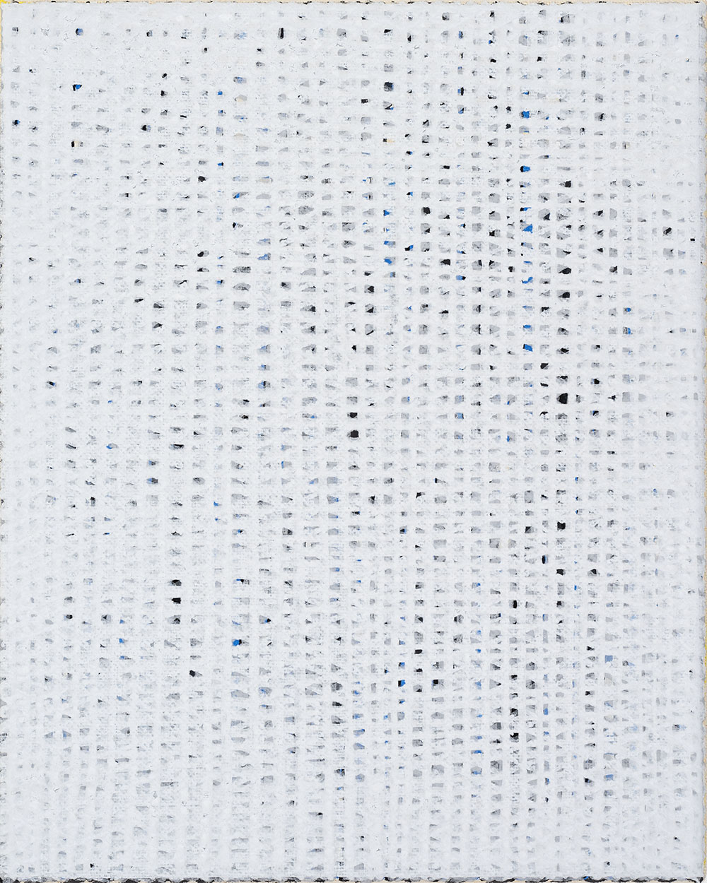 Nikola Dimitrov, Winterreise, 2023, Pigmente, Bindemittel auf Leinwand, 25 × 20 cm